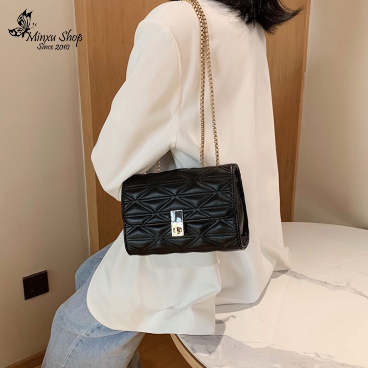 Túi xách đeo chéo nữ cao cấp, túi hộp to đựng nhiều đồ phù hợp nhiều sự kiện TD20