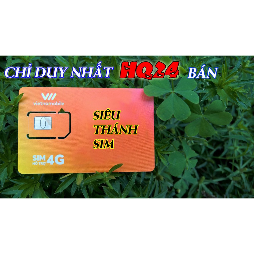 Siêu Thánh Sim Thánh Sim 4g Vietnamobile Miễn Phí Data Tin Nhắn