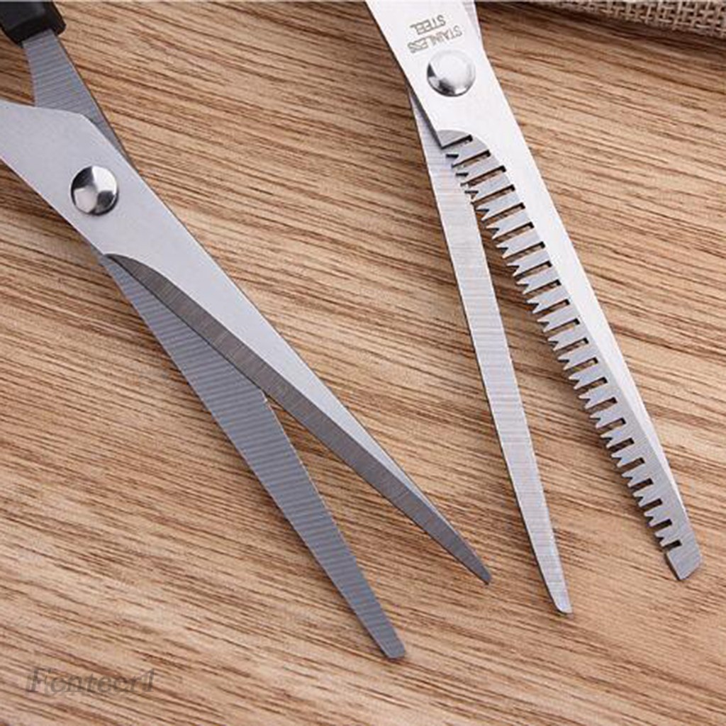 Kéo Cắt Tóc Kèm Lược Chuyên Dụng Cho Salon Làm Tóc Fenteer1