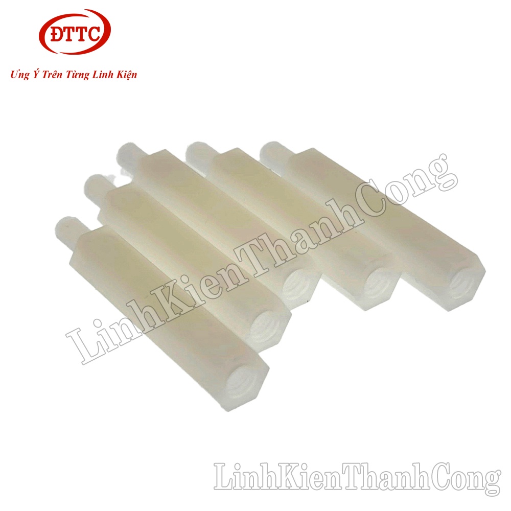 Cọc Nhựa M3 5mm 10mm 15mm 20mm 25mm 30mm 35mm Đực - Cái