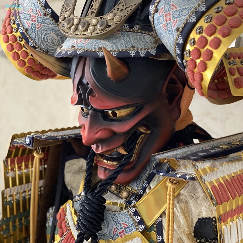 Mặt Nạ Hóa Trang Samurai Uncle Oni Bằng Cao Su