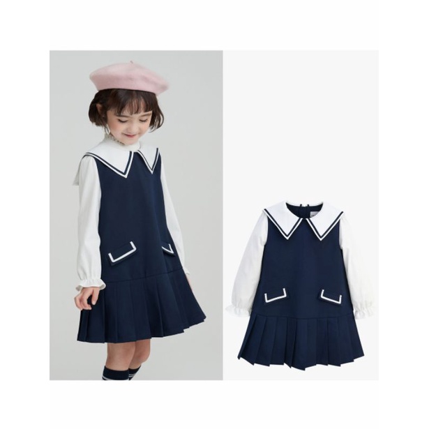 (Sz 110,130,140,150)- Đầm Curlysue VN xuất Hàn
