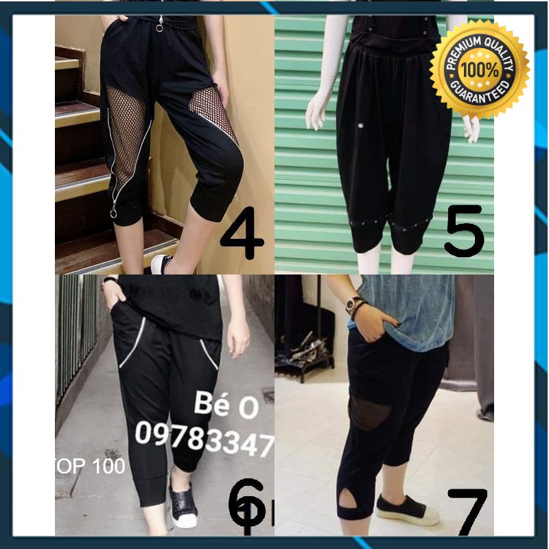 Quần lửng cotton - quần lửng Bigsize 50kg - 95kg - quần lửng bo gấu - quần lửng cá tính - quần lửng kiểu
