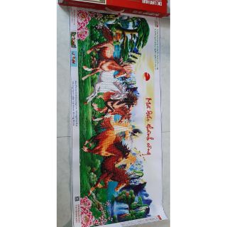 Tranh đá Mã đáo thành công thành phẩm