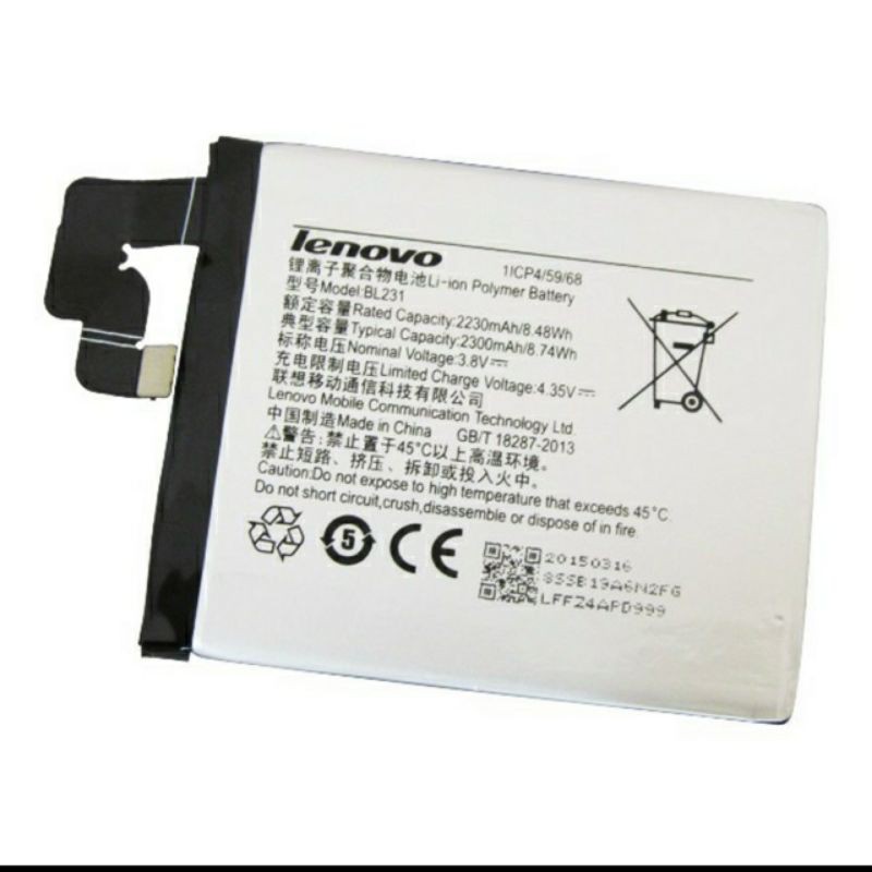 Pin lenovo Vibe X2 / BL231 / S90 _ BH 6 tháng đổi mới