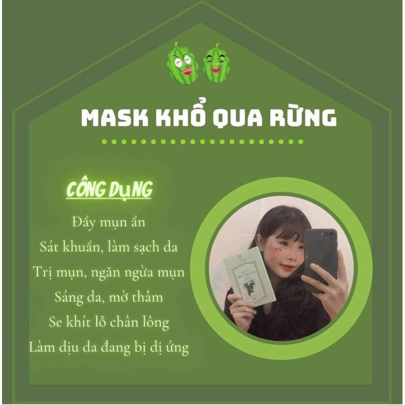 💝 MẶT NẠ KHỔ QUA RỪNG 💝