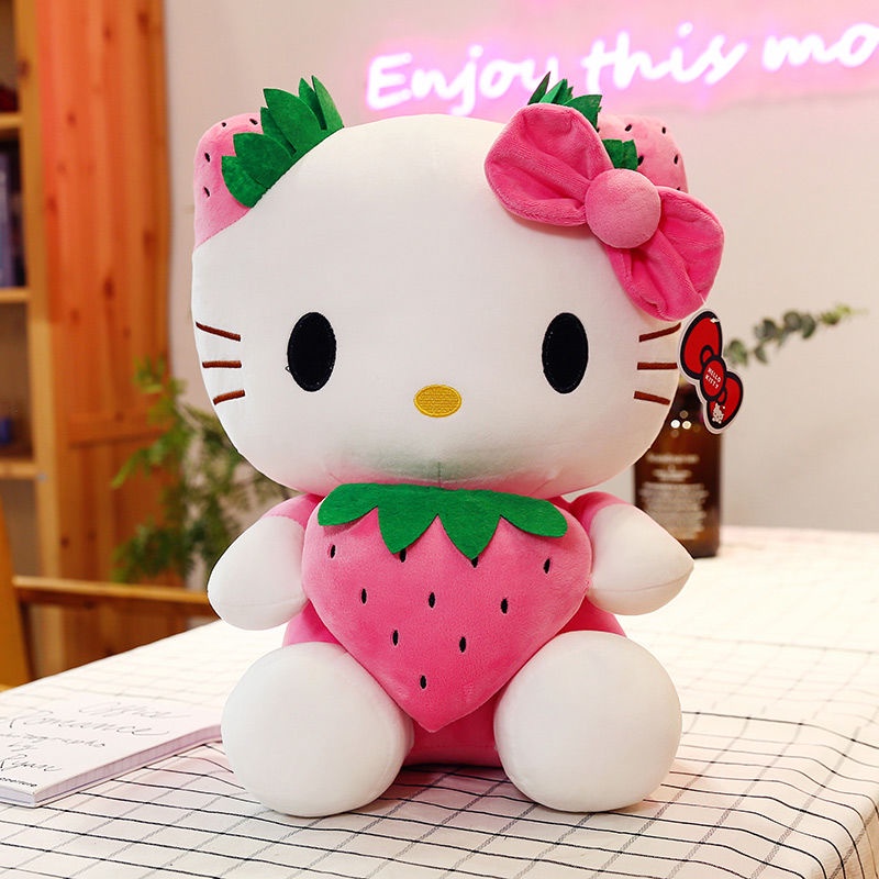 Thú Nhồi Bông Hình Mèo Hello Kitty Đáng Yêu