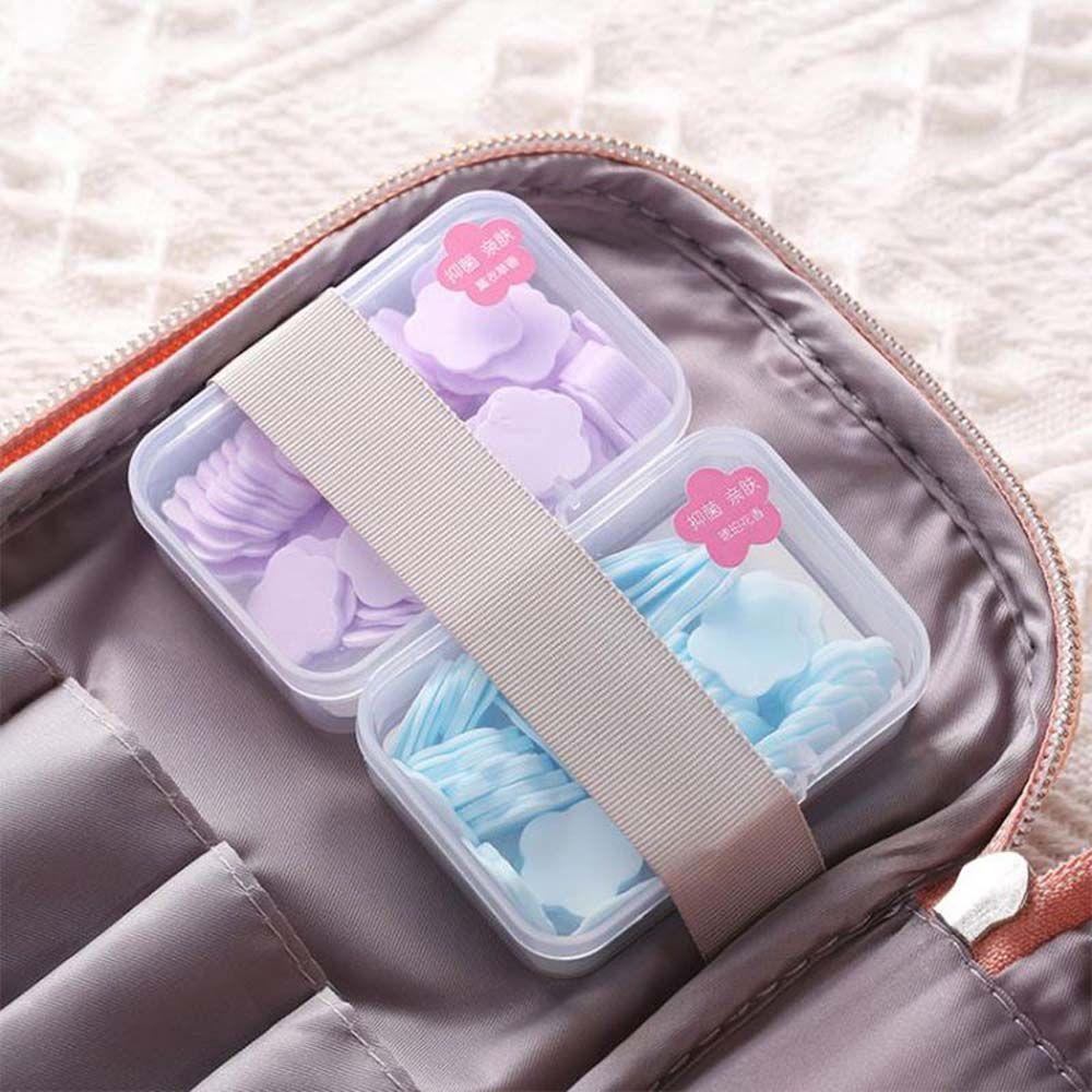 Hộp 100 / 1000 Xà Phòng Giấy Mini Dùng Để Rửa Tay / Bé Tiện Dụng