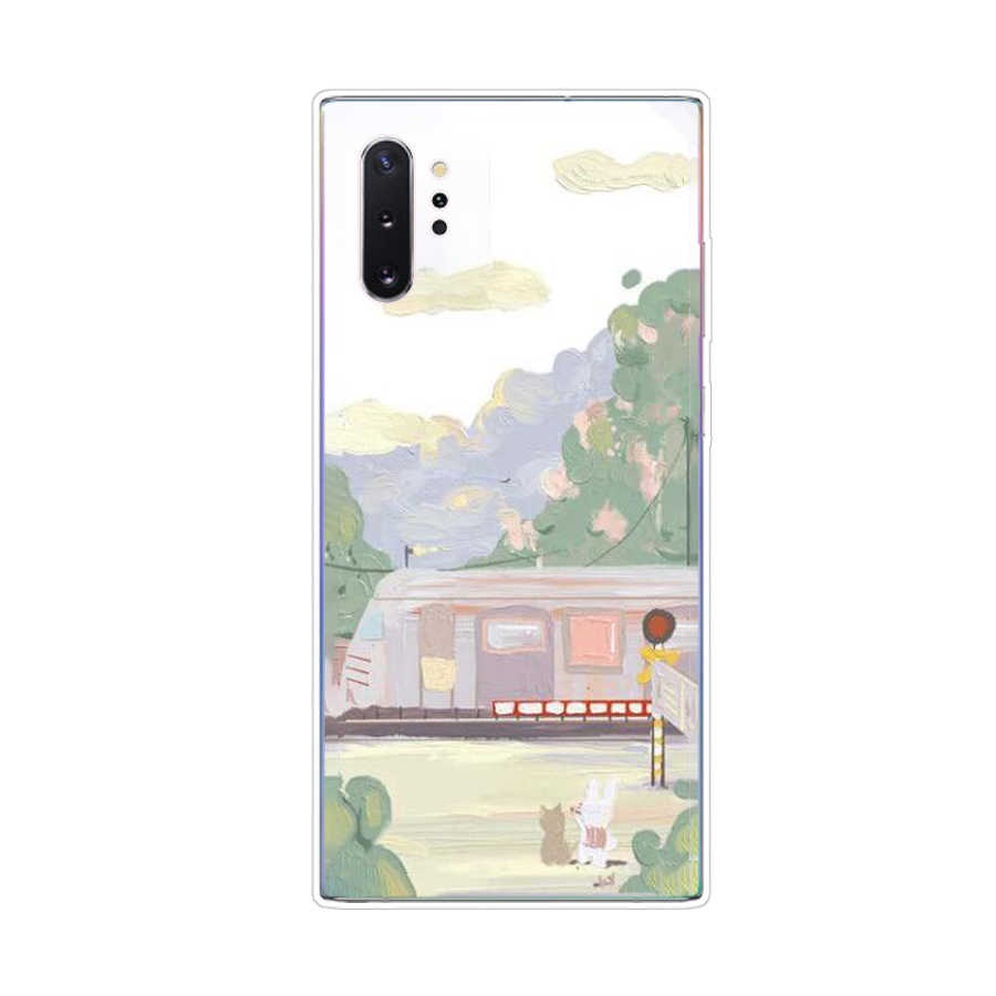 Ốp Điện Thoại TPU Dẻo In Họa Tiết Độc Đáo Thời Trang Cho Samsung Galaxy note 9 10 plus