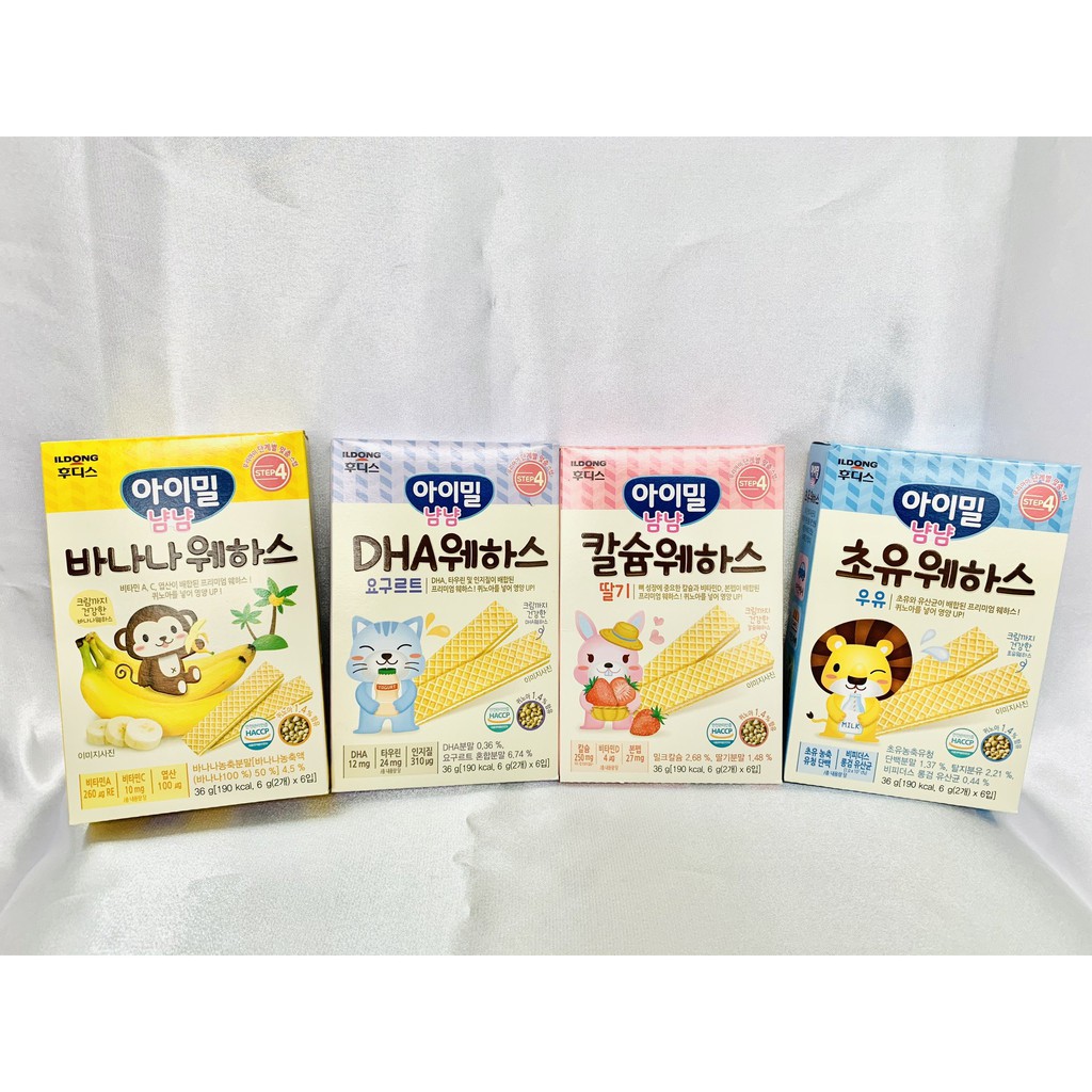 Bánh xốp ILDong Hàn Quốc cho bé ăn dặm