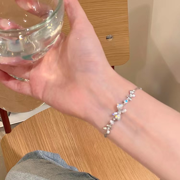 Vòng Đeo Tay Đính Đá Zircon Phong Cách Thời Trang Mới Dành Cho Nữ