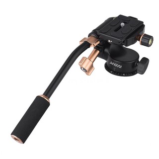 Đầu Giá Đỡ Ba Chân Gắn Máy Ảnh Andoer Q08s 3 Chiều Giảm Chấn Xoay 360 Độ