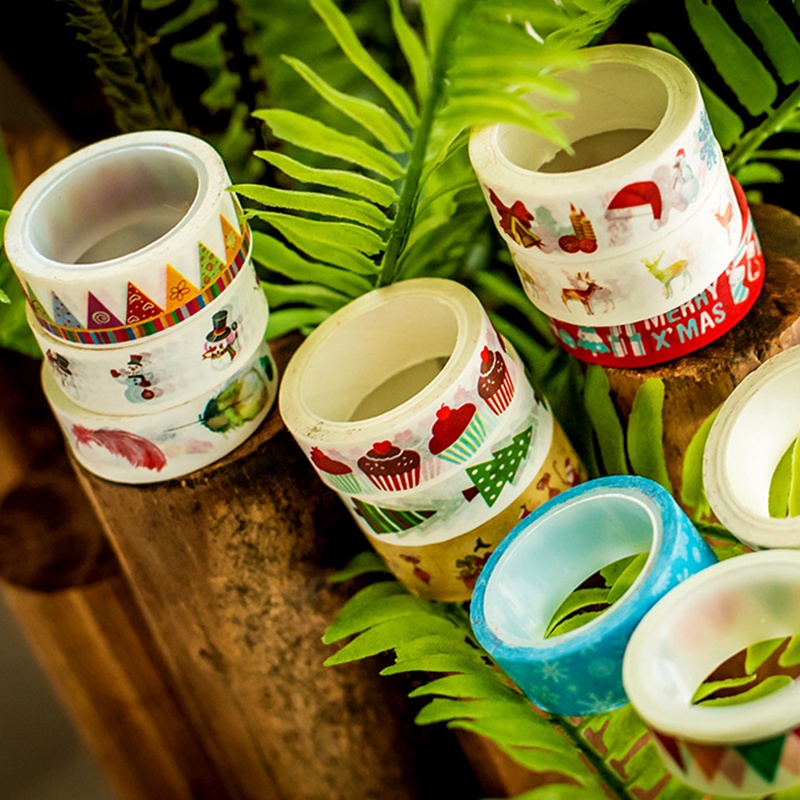 Băng keo dán trang trí Giáng Sinh dễ thương