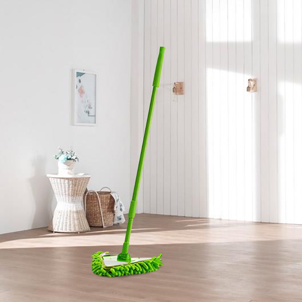 Bộ Cây Lau Nhà Hình Tam Giác Có Thể Thu Gọn Siêu Bền Tiện Dụng Cho Gia Đình