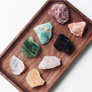 Set đá thanh tẩy tự nhiên năng lượng viên thô An Gem.