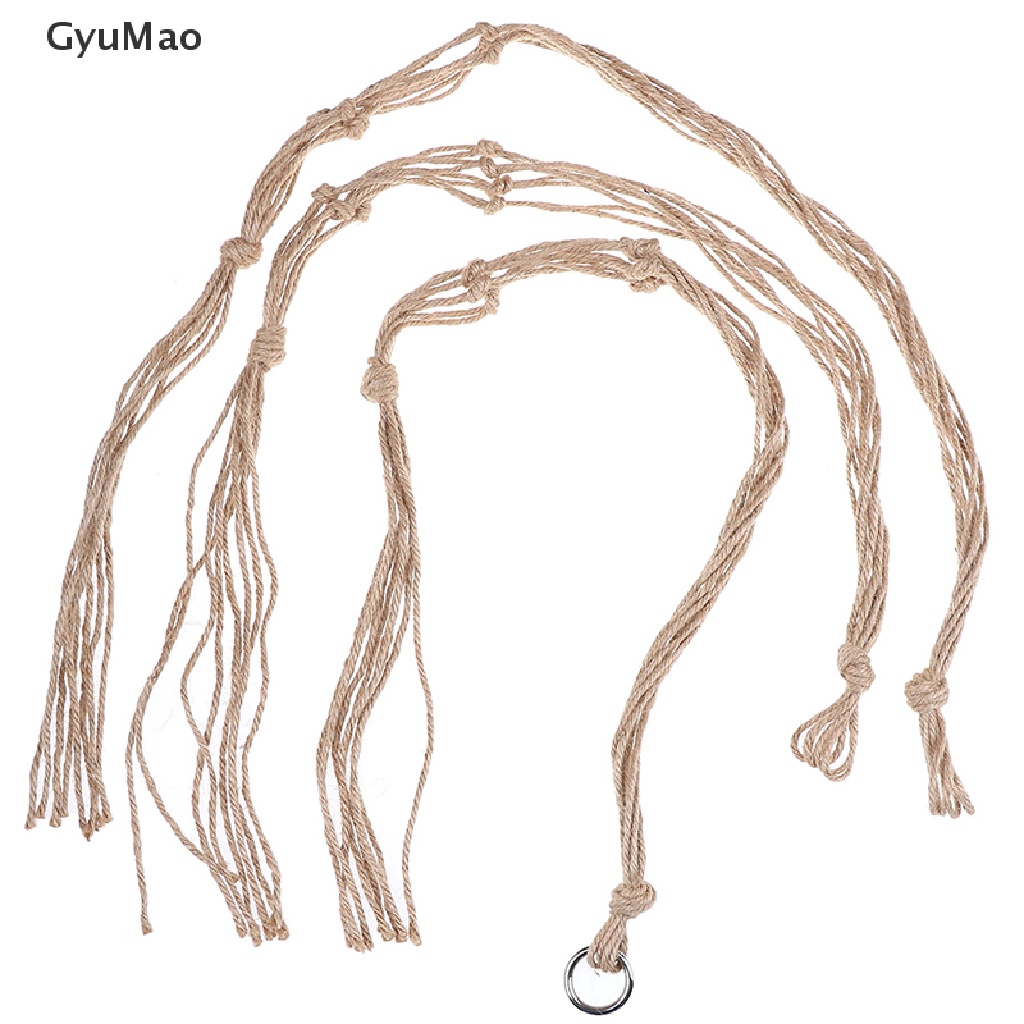 [cxGYMO] Giá Đỡ Chậu Cây Dây Bện Treo Chậu Cây Trang Trí Thủ Công Hdy
