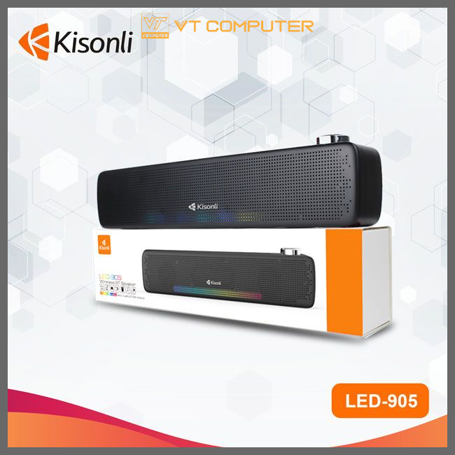Loa Máy Tính Không Dây / Kisonli / Led RGB / 904 / 905 / Bảo Hành 12 Tháng