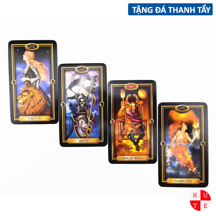 Bộ Bài Tarot Guidance Of Fate Easy Gilded Tarot 78 Lá Bài Tặng File Tiếng Anh Và Đá Thanh Tẩy E36