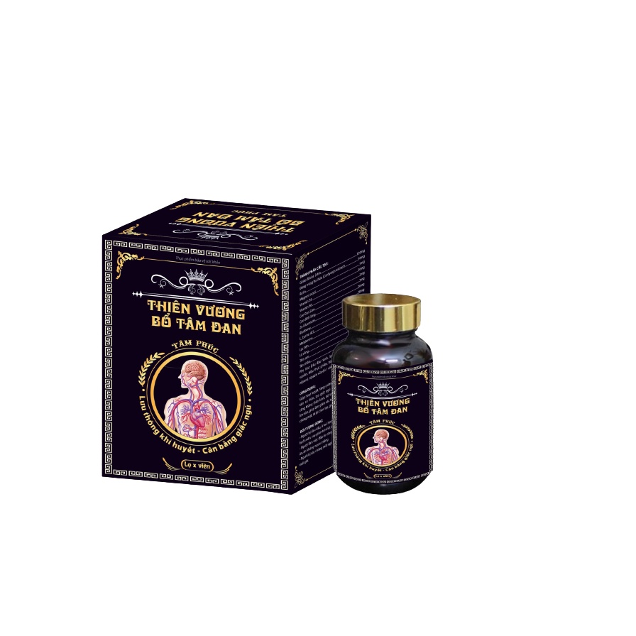 Viên Uống Thiên Vương Bổ Tâm Đan Giúp Hoạt Huyết, Tăng Cường Lưu Thông Máu, Giúp Dưỡng Tâm An Thần