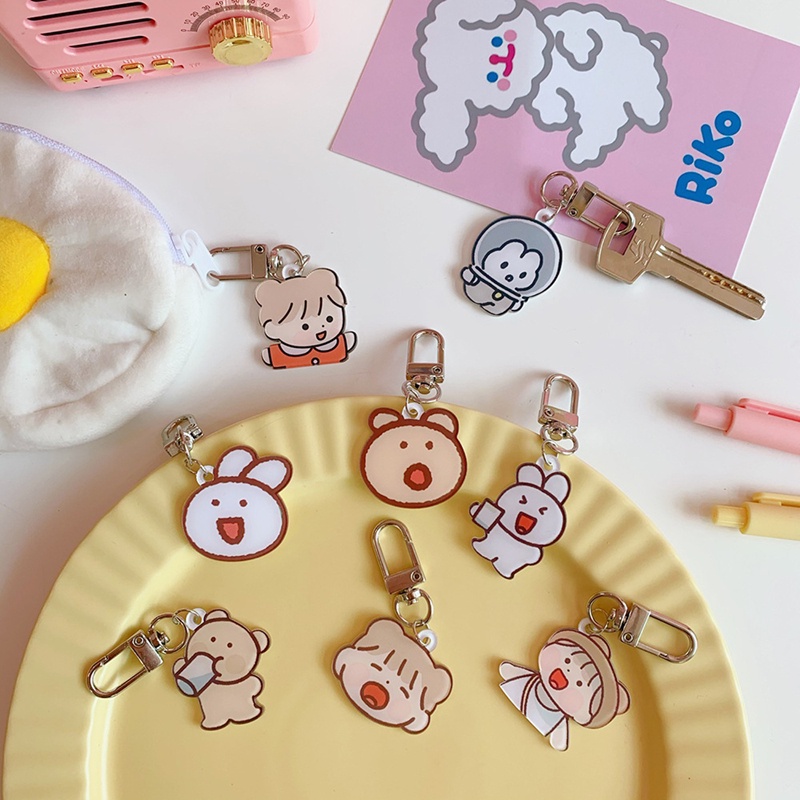 Móc Khóa Hình Gấu Bông Dễ Thương Xinh Xắn
