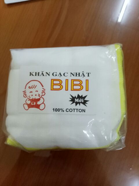 bịch 10 Khăn gạc khăn sữa Nhật 4 lớp BiBi.