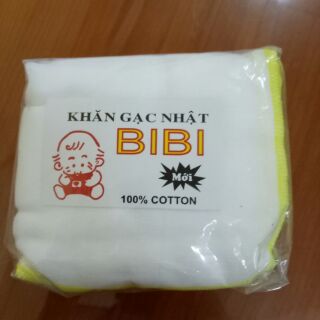 bịch 10 Khăn gạc khăn sữa Nhật 4 lớp BiBi.