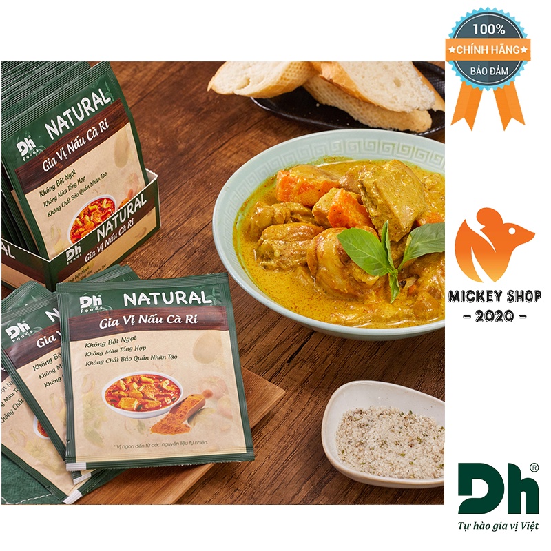 [ THƯỢNG HẠNG ] COMBO 5 GÓI GIA VỊ NẤU VÀ ƯỚP NATURAL - DH-FOODS CÁC LOẠI