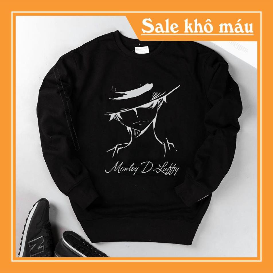 Áo dài tay Luffy ONE PIECE cute cực ngầu giá tận xưởng