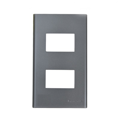 Mặt dùng cho 1/2/3/4/6 thiết bị, màu xám ánh kim Panasonic dòng Wide Series