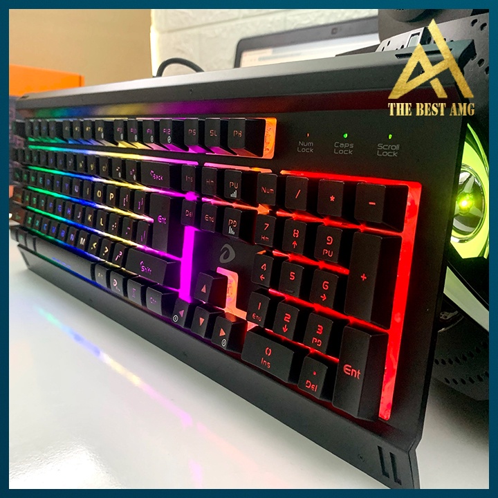 Bàn Phím Gaming Chính Hãng Đèn LED 7 Màu DAREU LK-145 Chuyên Game Bàn phím Giả Cơ Máy Tính PC Laptop Keyboard Có Dây