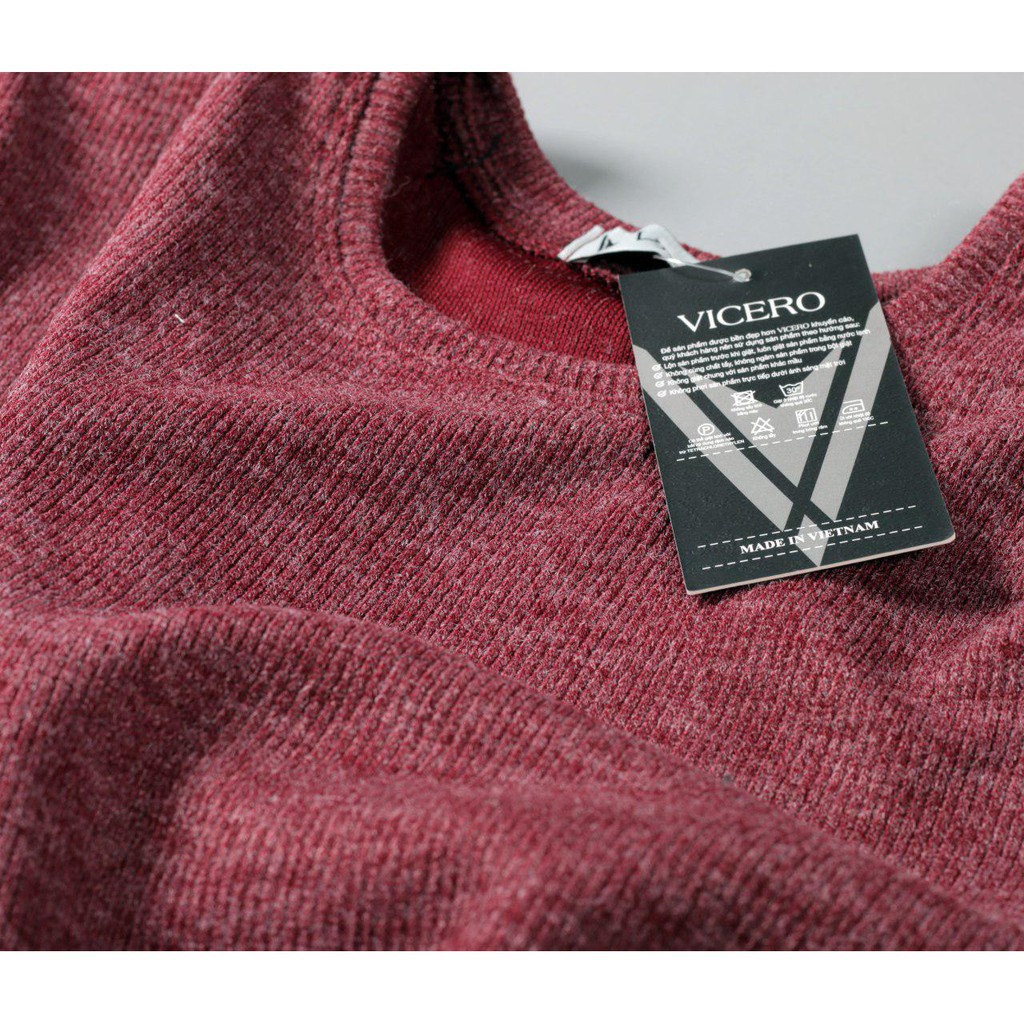 [Mã MAVTN12 hoàn 20% tối đa 35k xu đơn 99k] Áo Len Nam VICERO Cổ Tròn Chất Không Không Xù- Không Phai | BigBuy360 - bigbuy360.vn