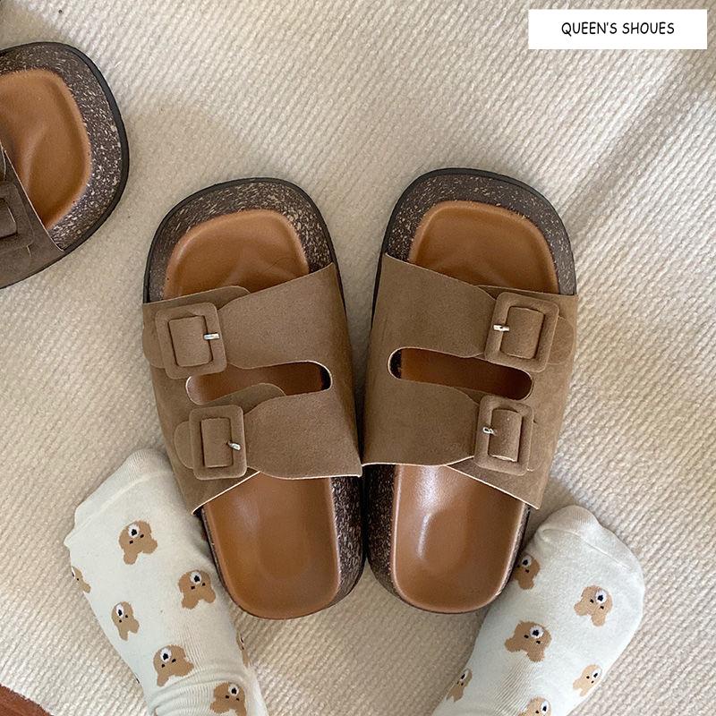 Dép Sandal Birkenstock Đế Dày Thời Trang Mùa Hè Hàn Quốc Cho Nữ