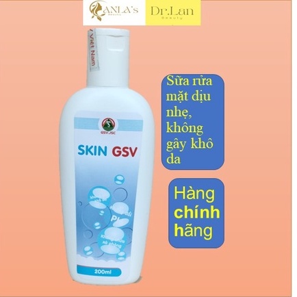 SỮA RỬA MẶT GSV SKIN