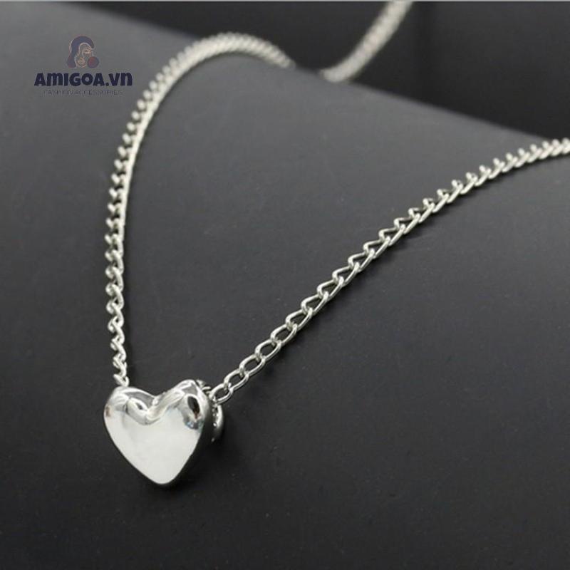 Vòng cổ Mặt Trái Tim Thời Trang Thanh Lịch