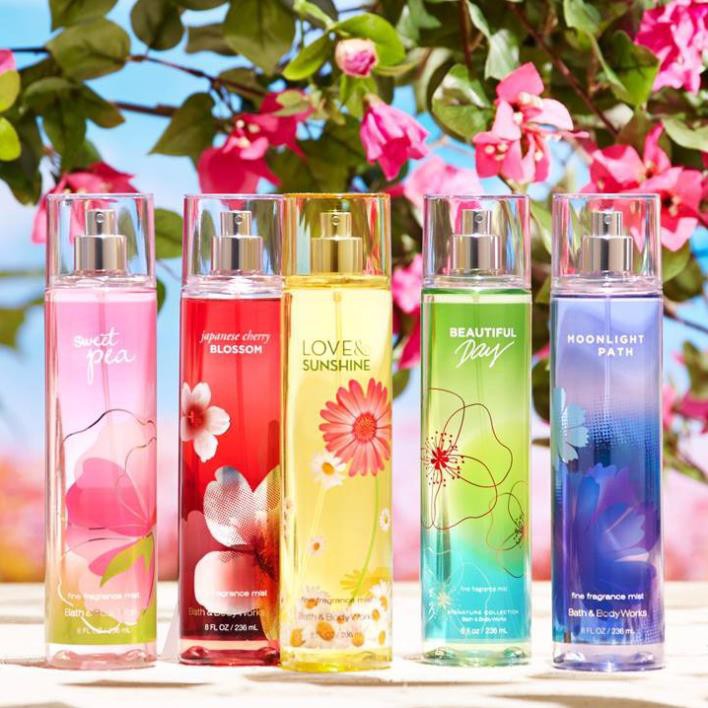 Xịt thơm Body Mist Bath and body Works 10ml