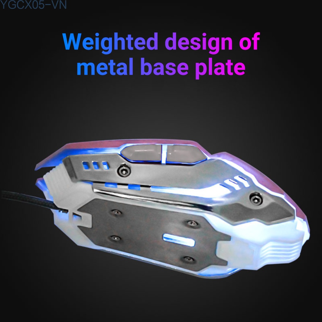 Chuột Chơi Game Có Dây Rgb Kèm 7 Nút Bấm Lập Trình Cho Windows Vista Linux Laptop | BigBuy360 - bigbuy360.vn