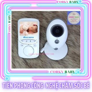 Máy báo khóc Corky Baby mbk03 siêu nét - camera giám sát không dây, tín hiệu bắt xa ổn đinh