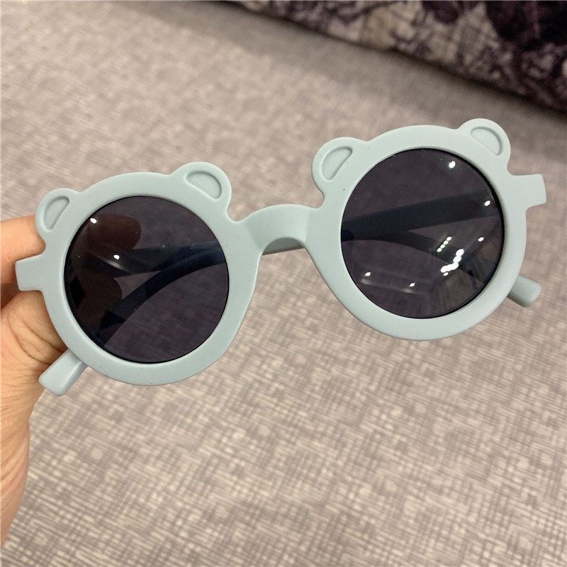 Thời Trang Trẻ Em UV400 Kính Mát Gấu Nhỏ