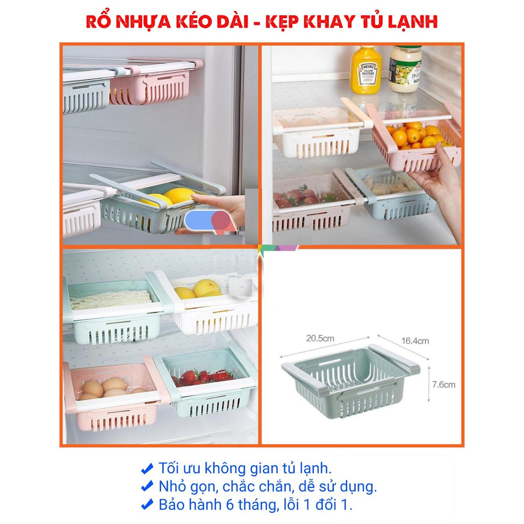 KHAY/ RỔ KẸP TỦ LẠNH KÉO DÀI | BigBuy360 - bigbuy360.vn