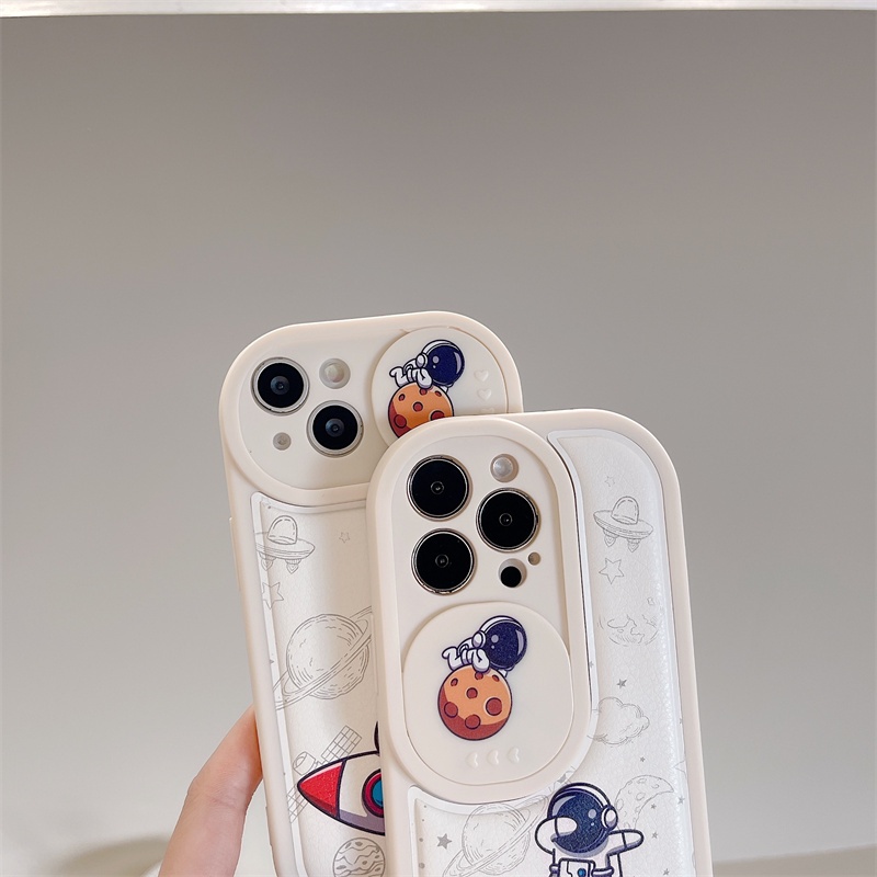 Ốp Điện Thoại Chống Sốc Có Đệm Khí Hình Phi Hành Gia Cho iPhone 12 13 11 PRO MAX XR 11 12 PRO 13 PRO MAX 14 14 PRO