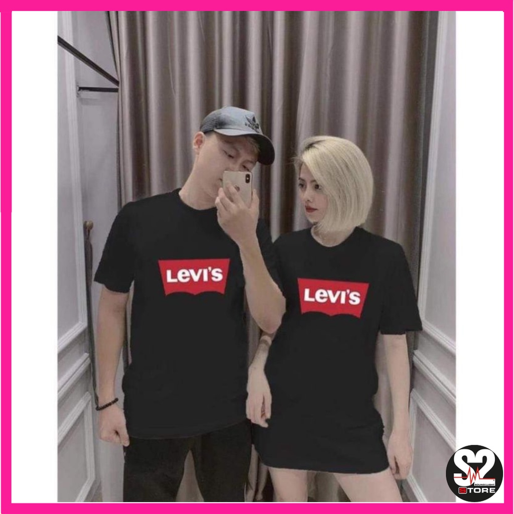 Áo Levis cộc tay basic nam nữ cao cấp 100% coton