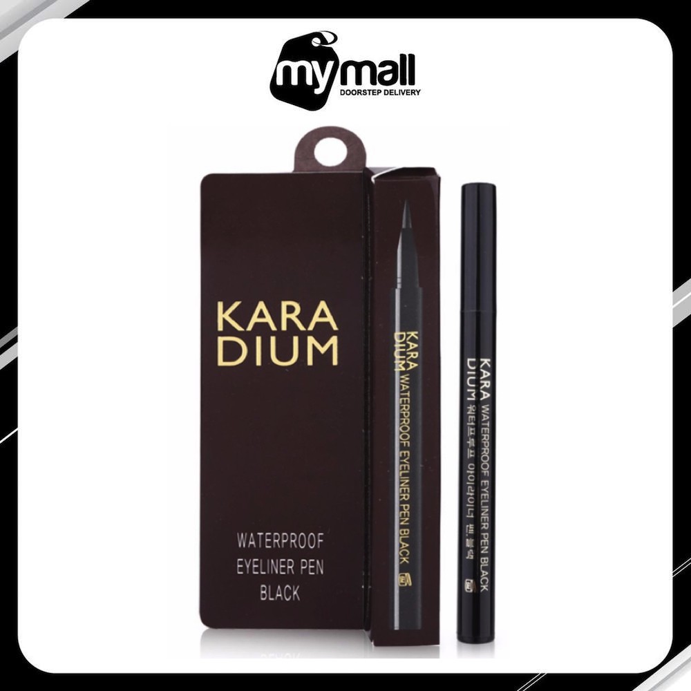 Bút Dạ Kẻ Mắt Karadium Waterproof Eyeliner Pen Black