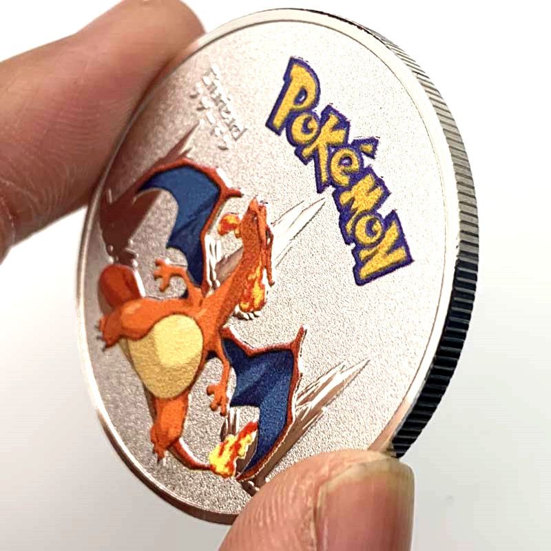 Set 5 đồng xu Pokemon làm quà tặng kỉ niệm