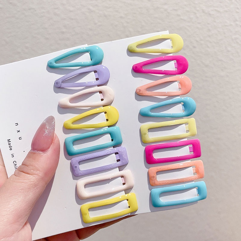 Kẹp Tóc Hình Ngôi Sao Trái Tim Màu Sắc Dễ Thương Thời Trang Mùa Hè Cho Bé Gái