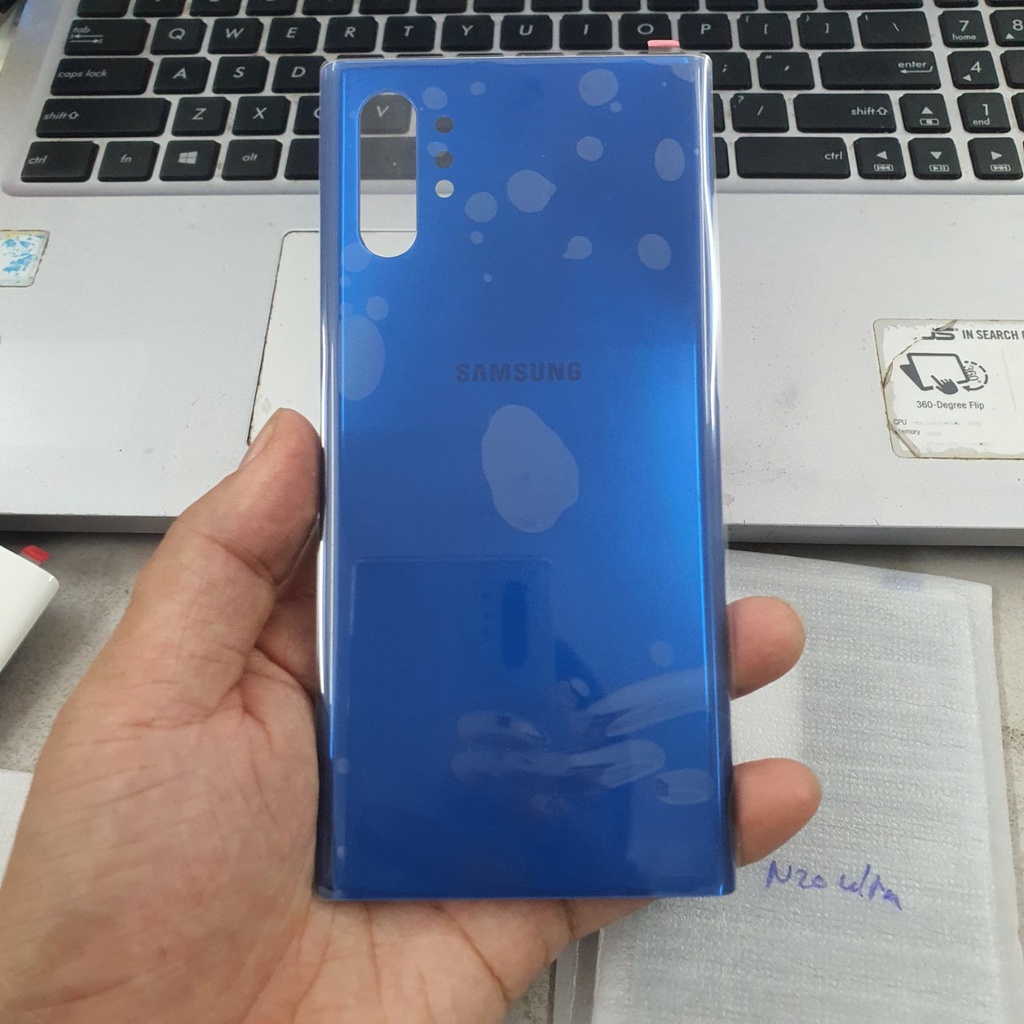 Nắp Lưng Kính Samsung Note 10 Plus Chính Hãng, Zin Nguyên Màu Samsung