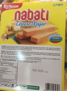 Bánh Nabati phomai, socola