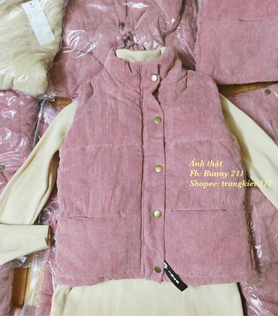 [HÀNG CÓ SẴN] ÁO PHAO MỎNG GILE NHUNG | BigBuy360 - bigbuy360.vn