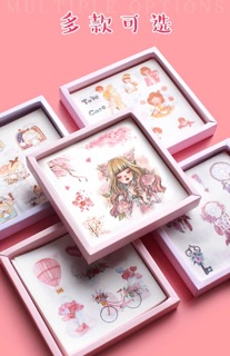 HỘP 50 MIẾNG DÁN STICKER SIÊU XINH