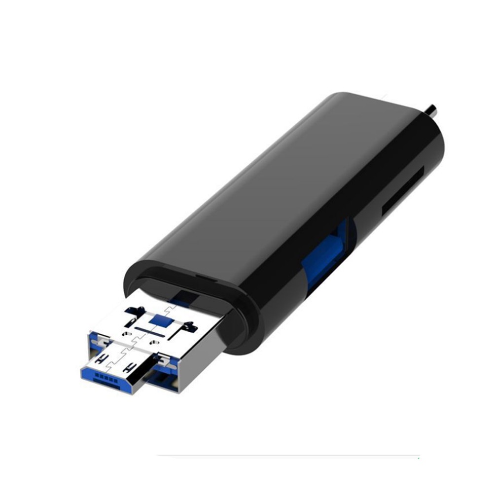 Đầu Đọc Thẻ Nhớ Usb 2.0 Otg 3 Trong 1 | BigBuy360 - bigbuy360.vn