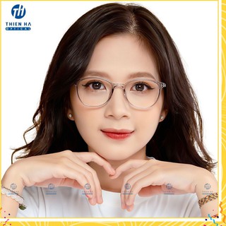 Gọng kính cận GL001 nhựa dẻo nhẹ nhiều màu, gọng kính cận dáng tròn Hàn Quốc unisex